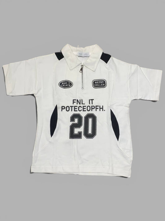 Quarter-zip polo shirts #1323-1324