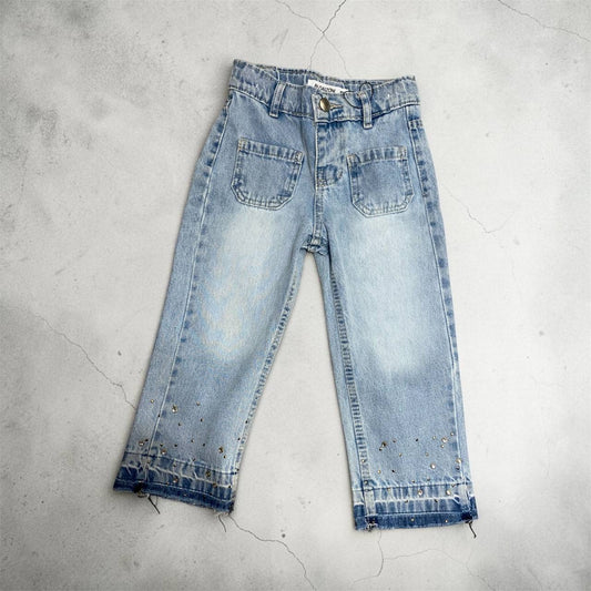 Front Pocket Denim Pants