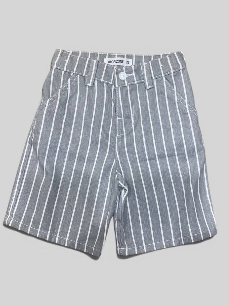 Striped cargo shorts #1258-1257
