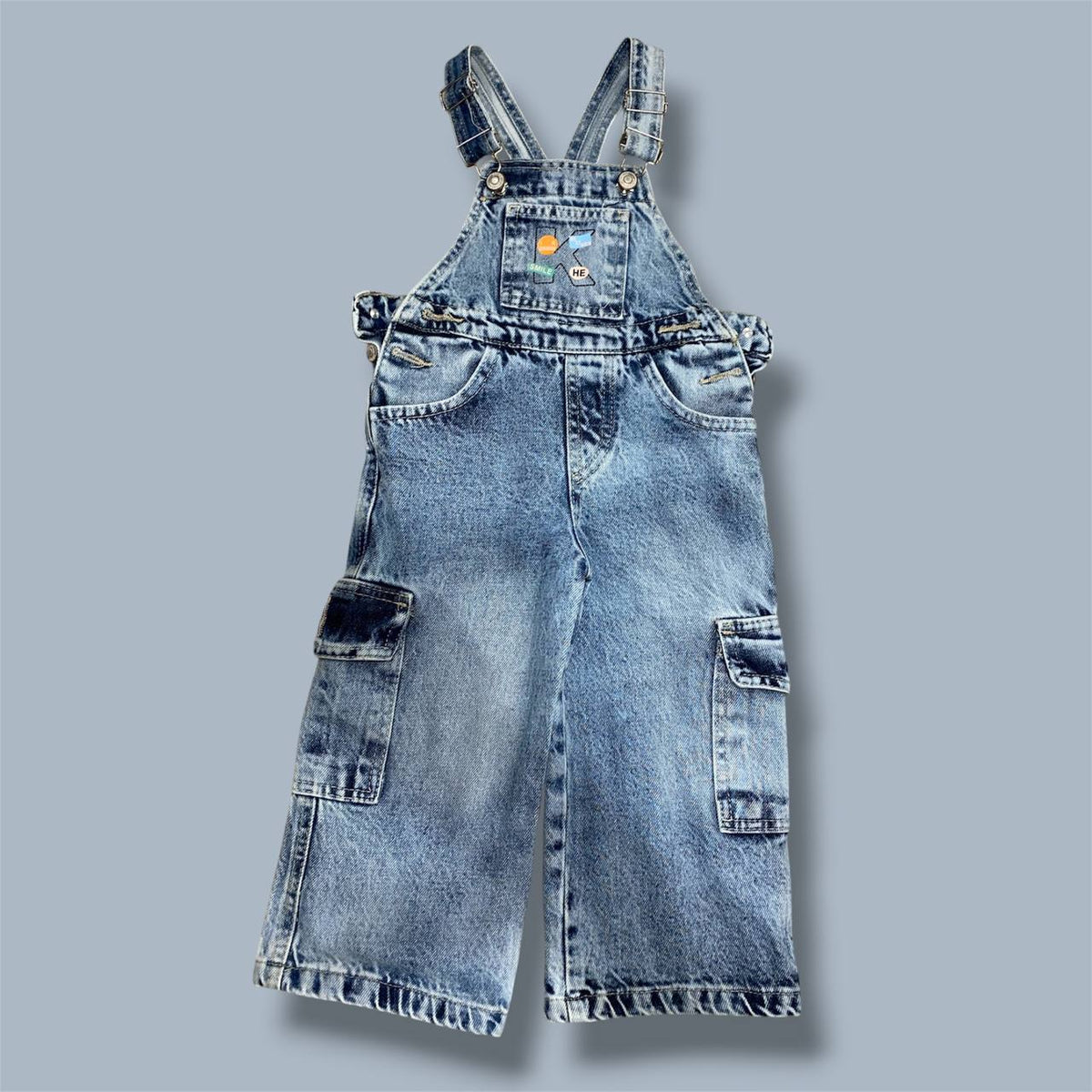 Cargo Denim Overalls