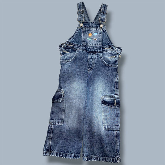 Cargo Denim Overalls