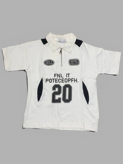 Quarter-zip polo shirts #1323-1324